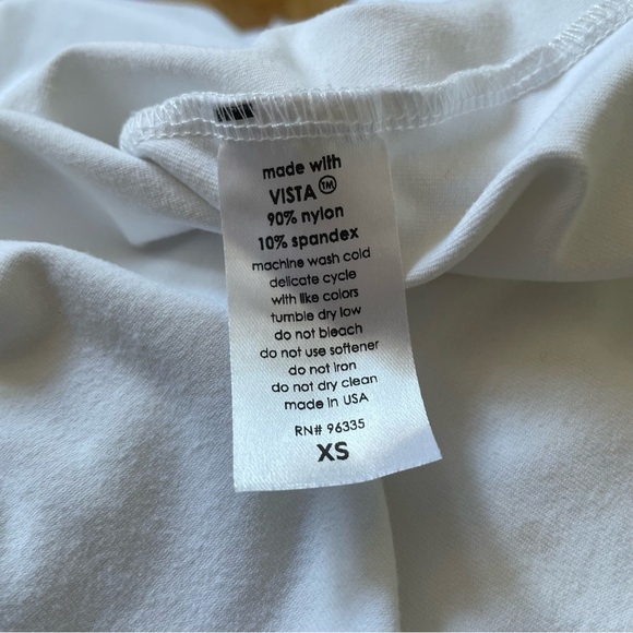 Susana Monaco Thin Strap High Low Cut Out Back White Jersey Maxi Dress EUC Sz XS - Picture 10 of 11